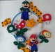 Handcrafted Felt Mario Baby Crib Mobile + Gift !!! 2