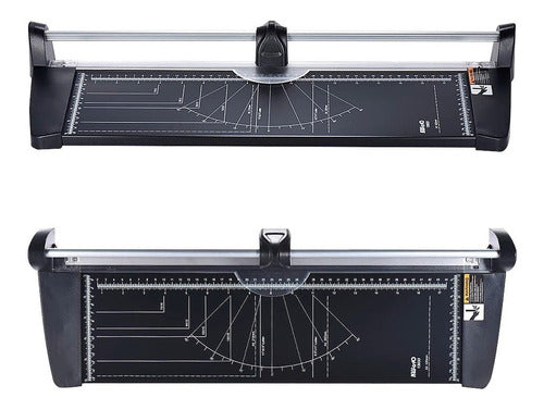 Guillotina Corta Papel Recto Cortador Rotativo 5