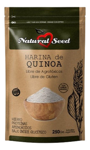 Quinoa Flour Washed Grains (Gluten-Free) x 250g - Natural Seed 0
