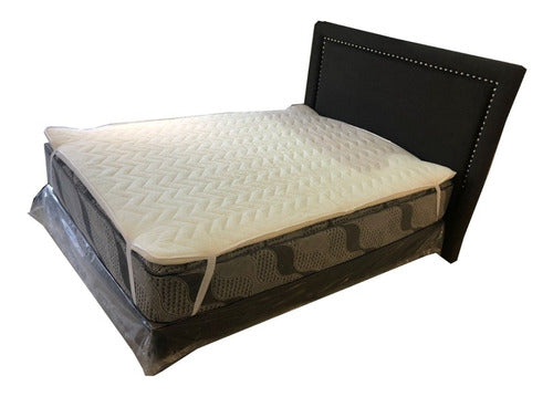 Detachable Quilted Pillow for Queen and Twin Beds 190x90 0