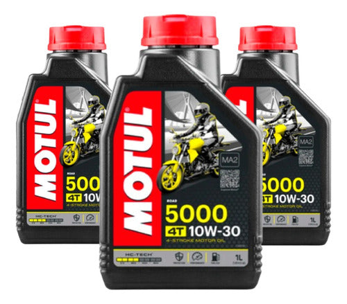 Kit Óleo Motul 5000 10w30/filtro Hiflo Hf204 -  Shadow 750 1