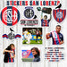 Stickarte_arg Stickers San Lorenzo 15 Units 4x4 Cm PVC Laminated 3