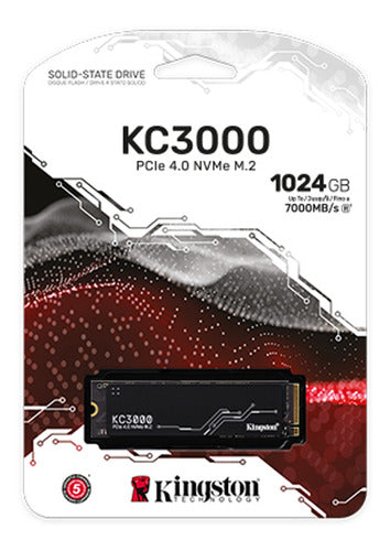 Kingston KC3000 NVMe Internal SSD 1024GB 2