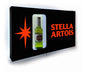 LED Illuminated Stella Artois Beer Sign for Glass/Bottle Bar Decor 0