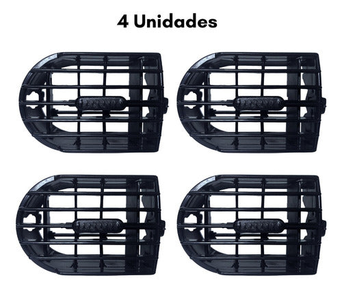 4 Pçs De Difusor Ar Painel Central Lateral Corsa 2002 A 2012 7