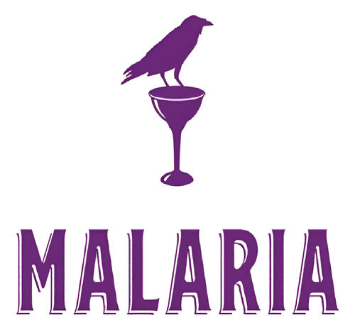 Malaria 2x London Dry Gin 700ml + 2x Malaria Black Gin 700ml 2