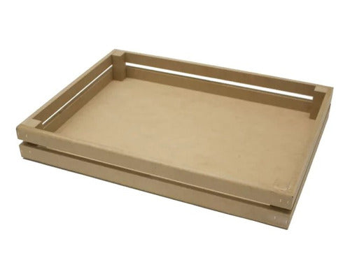 Bandeja De Campo 20x10x5,5cm Mdf 6mm 0