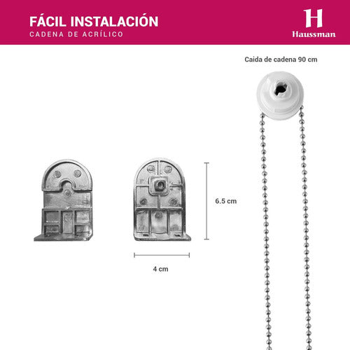 Haussman Roller Curtain Accessory Kit - 25mm Metal 3