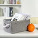 Thewarmhome Fabric Storage Basket with Handles for Organizing 2