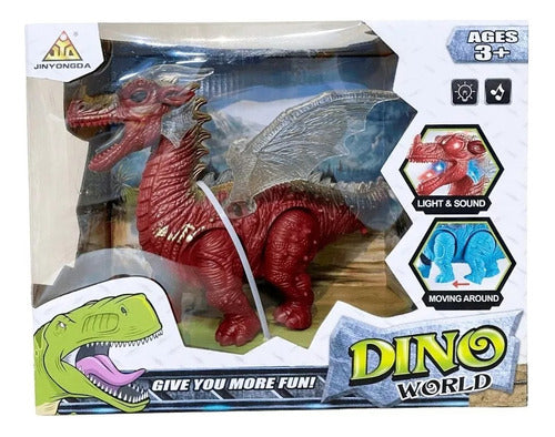 Isakito Dragon Dinosaur Robot with Fire Effect, Lights, Movement, and Sound 3