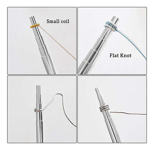 2 Mandris Para Enrolar Fios E Enrolar, Conjunto De Anéis 7
