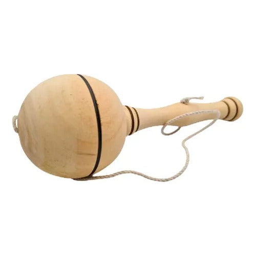 Juego Clásico Apego Balero De Madera Maciza 17cm Ub 0