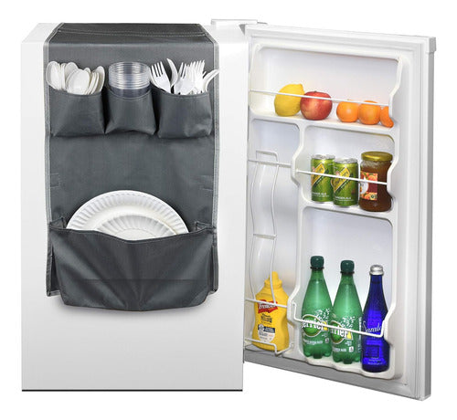 Glossyend Organizer De Caddy Para Refrigerador, 11 Bolsillos, Gris 2