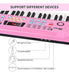 24HOCL 61-Key Piano Keyboard, Piano Keyboard for Kids 4