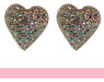 Aplique Corazon De Strass Piedras Termoadhesivo Parche X 2 1