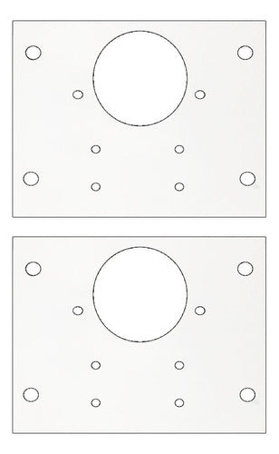 Dtr Placas De Reparación Para Fijación Bisagras Blanco O Negro 1