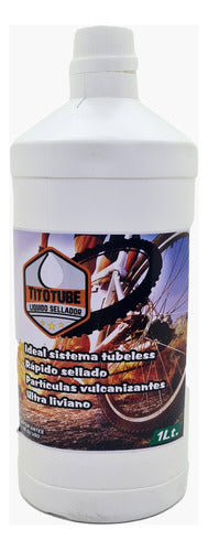 Liquido Sellador Titotube Moto Bicicleta O Cuatri 1lt 0