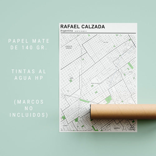 Andesmapas Rafael Calzada Map 80cm x 61cm 3