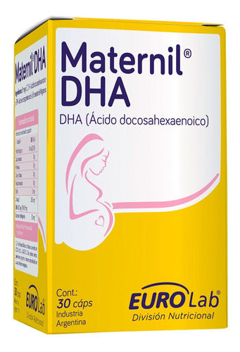 Eurolab Maternil DHA Omega 3 Embarazo Lactancia 30 Cápsulas 0