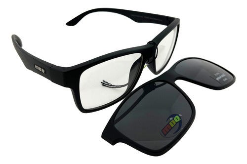 MDQ Tahan Clip-On Prescription Polarized Sunglasses 0