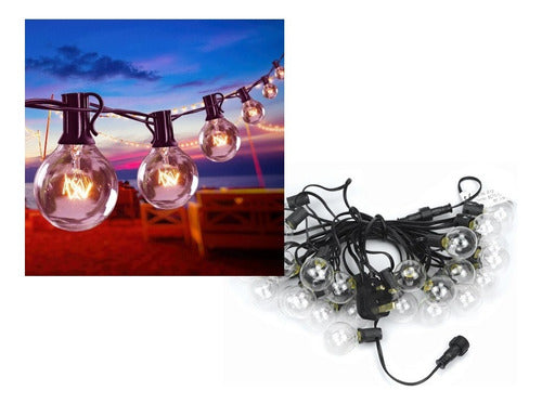 Generic Vintage Garland Guide 25 Lights Indoor Outdoor 0