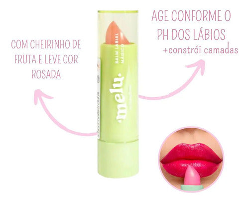 Balm Labial Mágico Fruit Lips Melu By Ruby Rose 3g 2