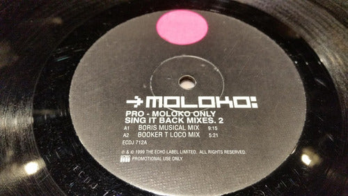 Moloko Sing It Back (mixes 2) Vinilo Maxi Uk Promo Dificil 0