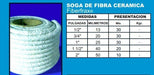 Soga De Fibra Cerámica 2 Pulgadas 2