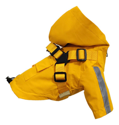 (r-l) Capa De Chuva Step In Windproof Rain Coat Four Season 6