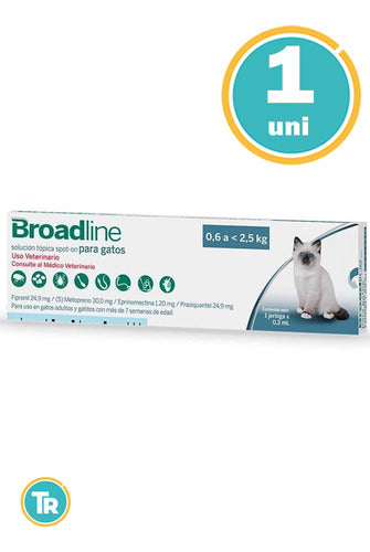 Pipeta Antiparasitario Broadline 0,3ml Gatos De 0.6 - 2.5 Kg 1