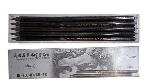 Liberty Pure Graphite Pencil Set x5 0