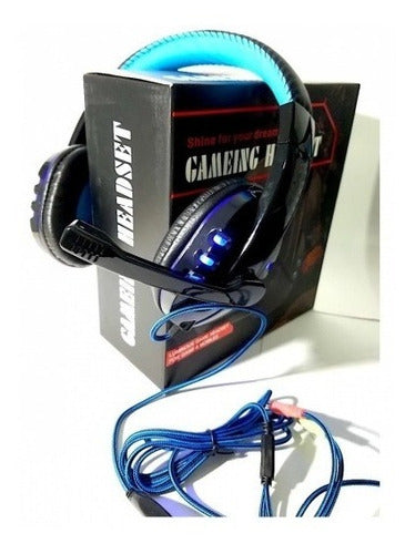 Senicc RGB Gaming Headset with Microphone RX300 2