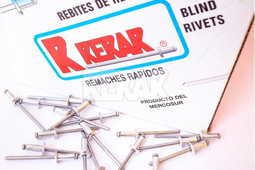 Aluminum Pop Rivets Rerar 4x25 500 Units 2