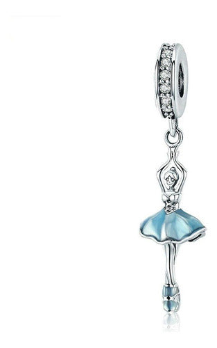 Lamoony Ballet Girl Charm 925 Sterling Silver Dance Charm An 0