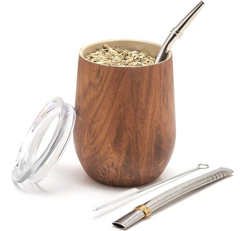 Balibetov Modern Mate Cup And Bombilla Set (Yerba Mate Cup) 0