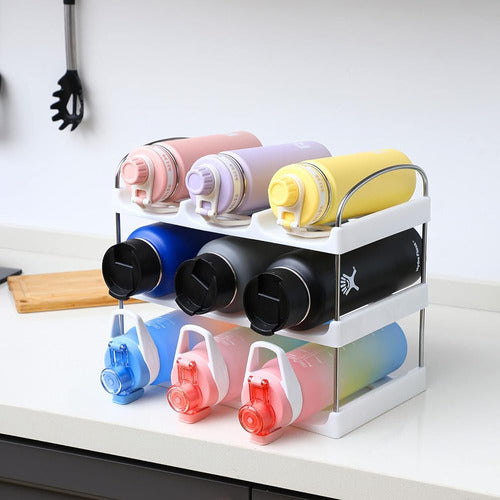 LANDNEOO Large Compartment Water Bottle Organizer 3