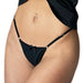 Adjustable Cotton and Lycra Thong Pack x3 0