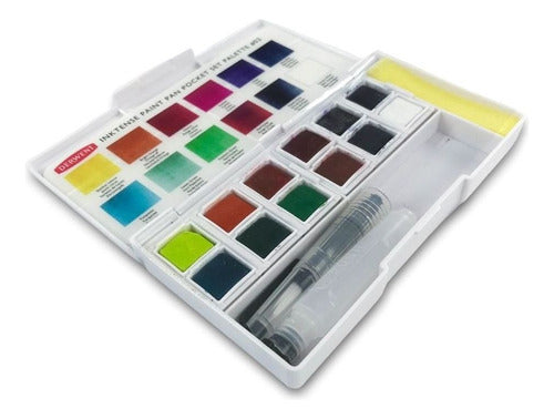 Derwent 12 Acuarelas Inktense Water Brush Inglaterra #02 1