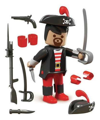 Flokys Muñeco Pirata Eugenio Tipo Playmobil Casa Valente 1