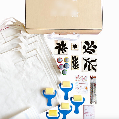 Stamp It Kit Totebags to Paint, Decorate, and Celebrate with Friends 0