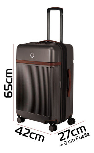 Medium Rigid Crossover Gigi Suitcase 100% Polycarbonate 24