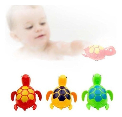 Turtle Bath Toy - Floating Animal Fun 3