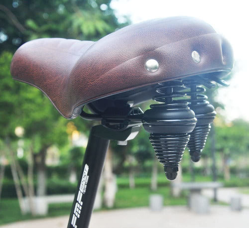 Brown Upanbike Bicycle Seat 5