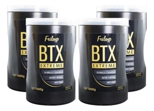 Frilayp Baño De Crema 1kl Efecto Btx Brillo Anti Frizz X4un 0