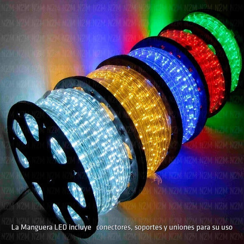Outdoor Christmas Pink LED Strip Light 10 Meters 4
