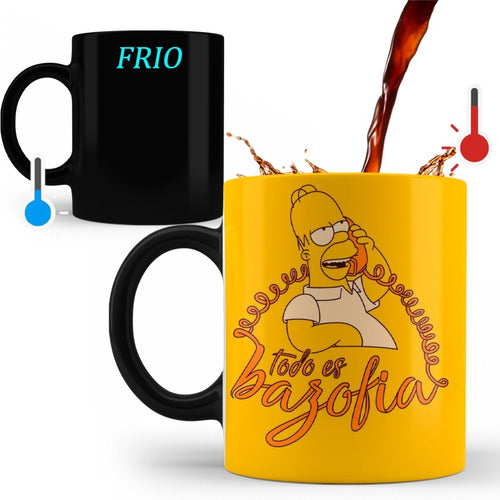 Taza Mágica - Los Simpsons - Termosensible 6