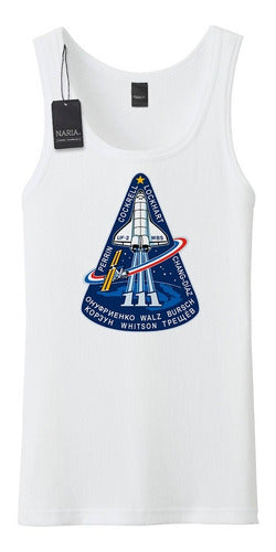 Naria Store Musculosa Hombre Nasa Dibujo Art Logo - Mana4 0