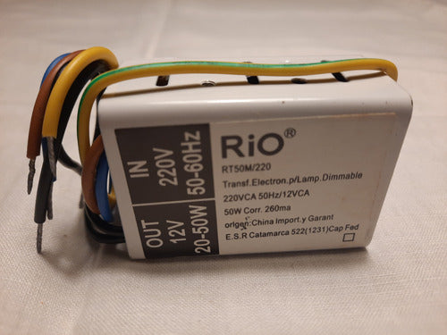 Transformador Electrónico 12 Volt Dimerizable Marca Río 0