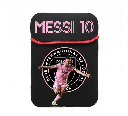 Pim Pum Pam Neoprene Sleeve Case for Tablet Ceibal Messi Inter De Miami 0