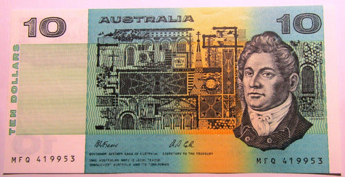 Australia Billete 10 Dolares Año 1991 Pick 45a Unc Sin Circular 1